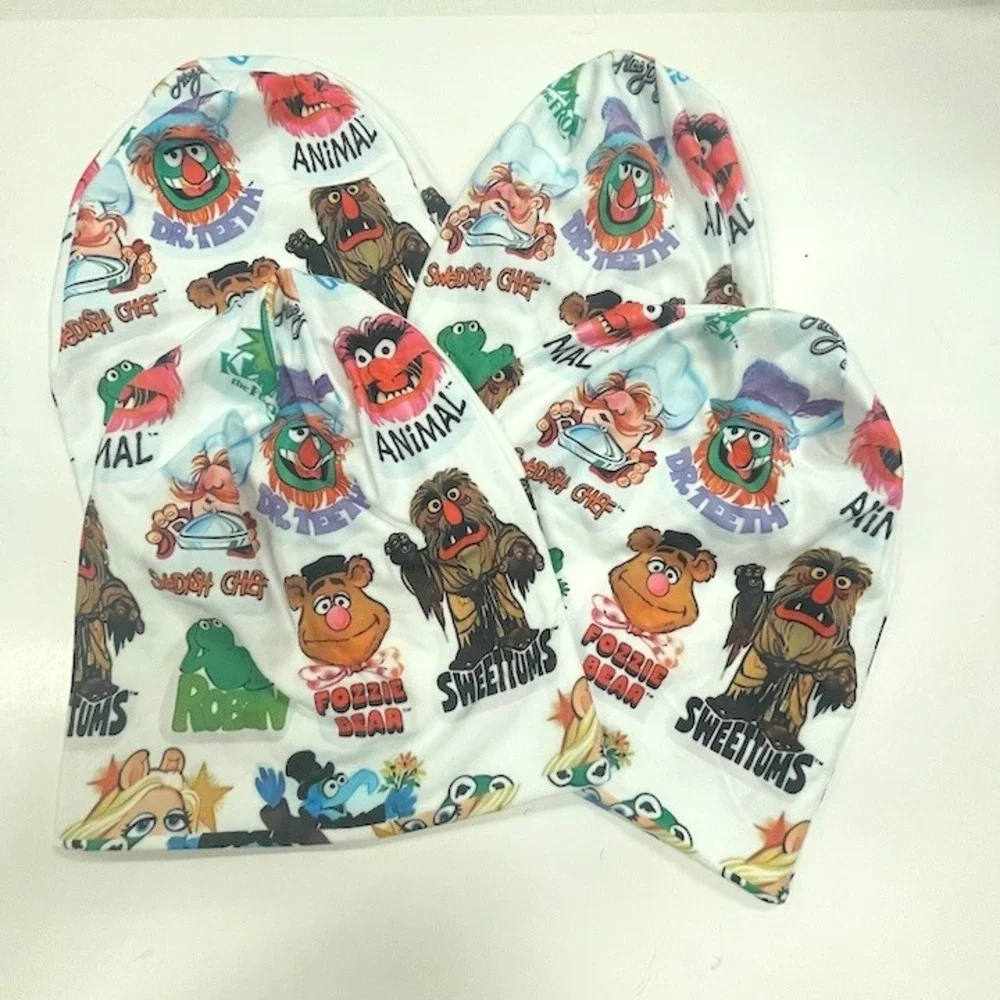 4 Muppets Beanies Multicolor Soft‎ & Warm Multicolor One Size Kids Adults Gifts